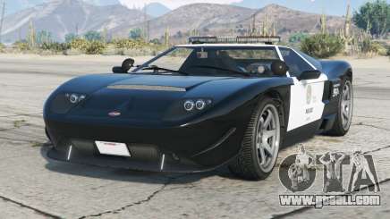 Vapid Bullet GT Police Eerie Black for GTA 5
