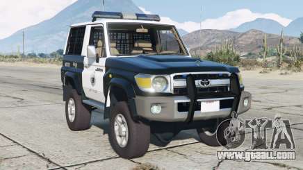 Toyota Land Cruiser 70 Police 2014 for GTA 5
