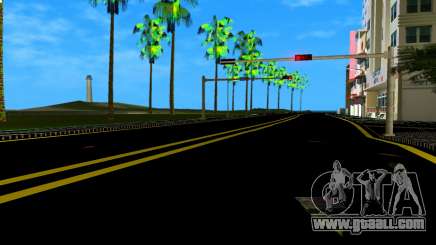 New roads new grass for GTA Vice City