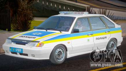 Vaz 2114 Police Ukraine for GTA San Andreas