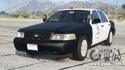 Ford Crown Victoria LAPD Raisin Black for GTA 5