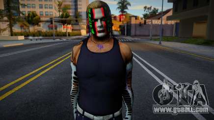 Jeff Hardy 2009 Facepaint for GTA San Andreas