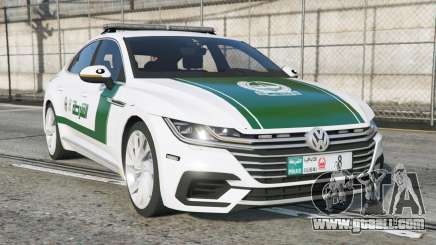 Volkswagen Arteon Dubai Police 2018 for GTA 5