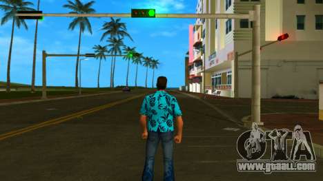 Tommy Skin Blue Pinneaples for GTA Vice City