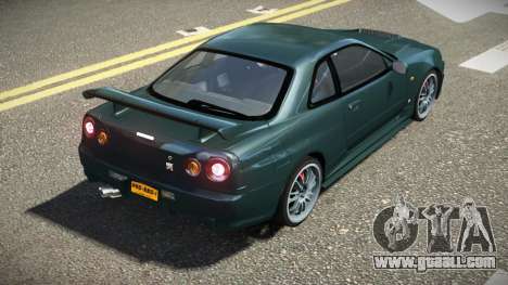 Nissan Skyline R34 ST-V for GTA 4