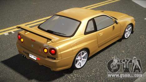 Nissan Skyline R34 GTR V1.1 for GTA 4