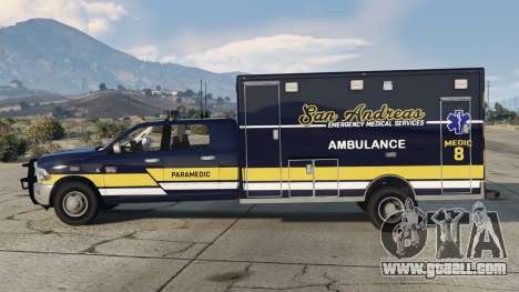 Ram 3500 Mega Cab Ambulance Blue Whale