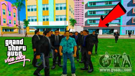 The Bodyguards in Black Suits for GTA Vice City