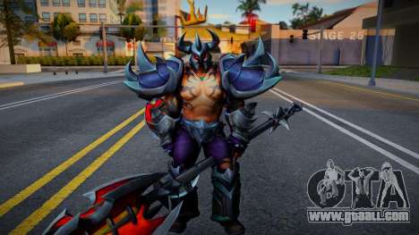 Skin Pentakill De Mordekaiser Con Armas for GTA San Andreas