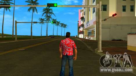 Tommy Skin Red for GTA Vice City