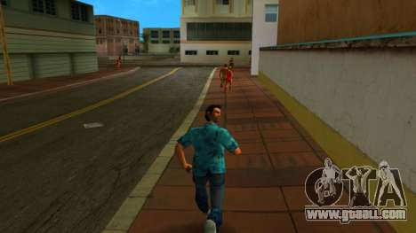 People run away from you for GTA Vice City