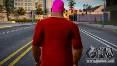 Yes Yes Yes Shirt from WWE Daniel Bryan (Red) for GTA San Andreas