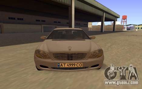 Mercedes-Benz S600 (W220) for GTA San Andreas