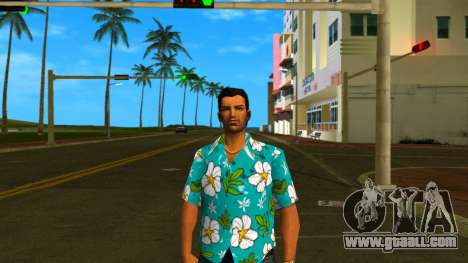 Tommy Skin Flowers for GTA Vice City