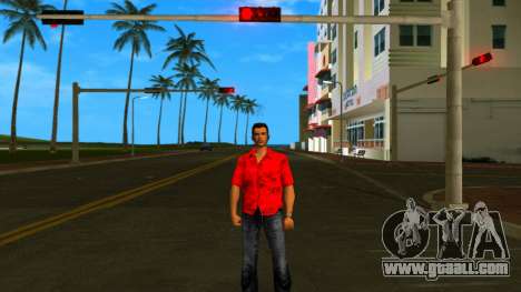 Red Shirt Black Jeans Tommy for GTA Vice City