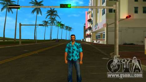 Tommy Skin Blue Pinneaples for GTA Vice City