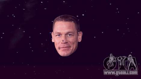 John Cena's face instead of the moon for GTA San Andreas