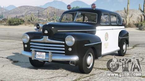 Ford Super Deluxe Sedan Police 1947