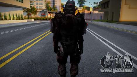 Skin De Blackguard Con Casco De Wolfenstein for GTA San Andreas