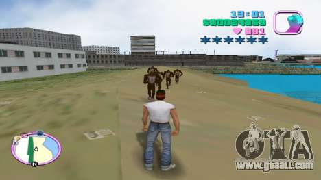 Big Monkey In Downtown for GTA Vice City