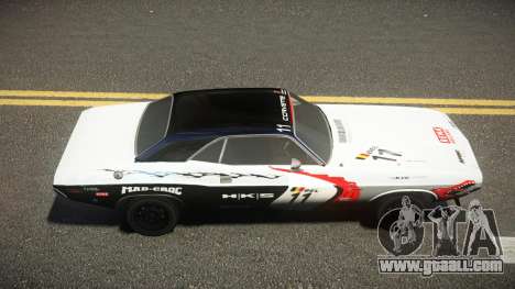 1971 Dodge Challenger Racing S1 for GTA 4