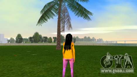 Girl Yellow outfit for GTA Vice City
