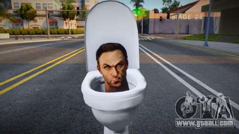 Skin De Skibidi Toilet Cabeza De Nick Left 4 Dea for GTA San Andreas