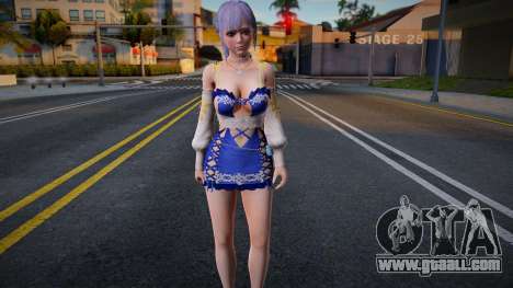 Fiona Makeup Neige 1 for GTA San Andreas