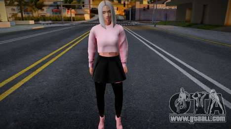 Girl in a pink top for GTA San Andreas