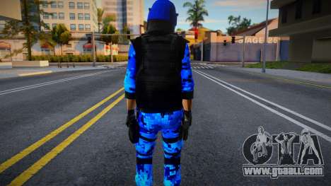 Casco Azul Policia Paraguay V2 for GTA San Andreas