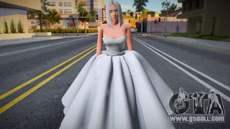Girl in wedding dress for GTA San Andreas