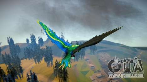 Mod Convertirse en Pájaro GTA V Falco Free fir for GTA San Andreas