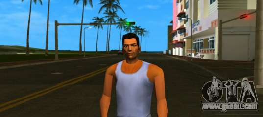 Tommy With Cj Cloth for GTA Vice City