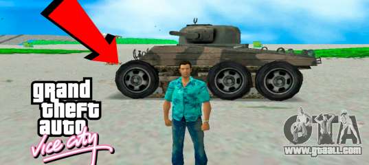 M4 Sherman Rhino Tank for GTA Vice City