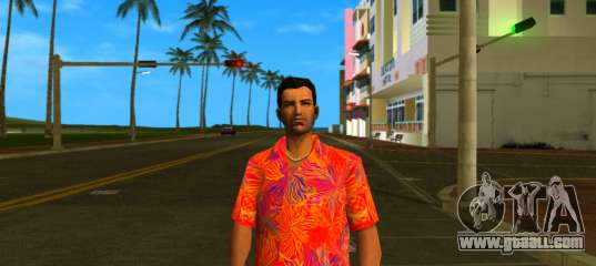 Tommy Skin Orange Rad for GTA Vice City