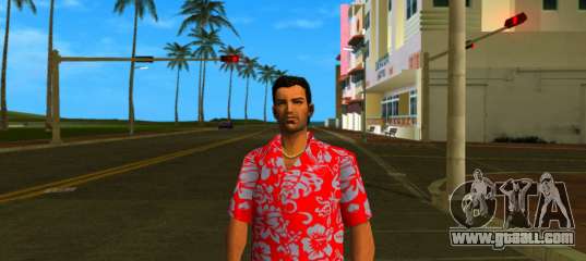 Tommy Skin Red for GTA Vice City