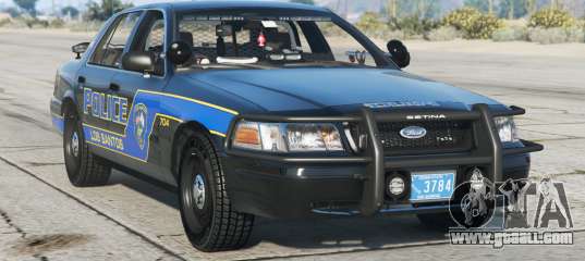 Ford Crown Victoria Police Japanese Indigo for GTA 5