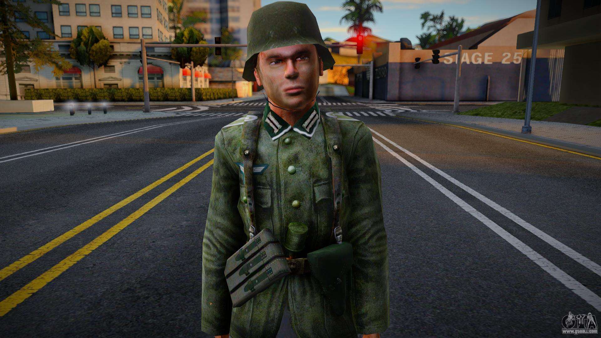 Unteroffizer ( Squad Leader-NCO ) M36 Tunic for GTA San Andreas