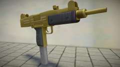 GTA IV (TBOGT): Glas Micro SMG Gold for GTA San Andreas