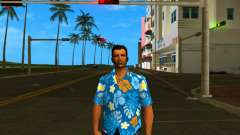 Tommy Skin Blue Leaves for GTA Vice City