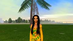 Girl Yellow outfit for GTA Vice City