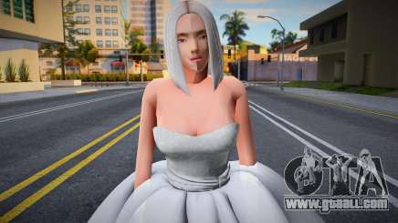 Girl in wedding dress for GTA San Andreas