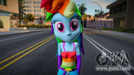 Rainbow dash Party Dress for GTA San Andreas