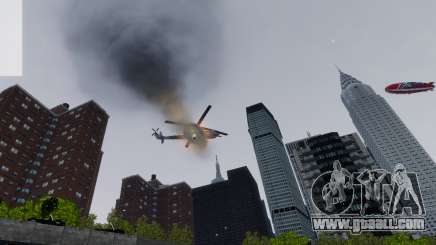 The police fire an RPG at you for GTA 4