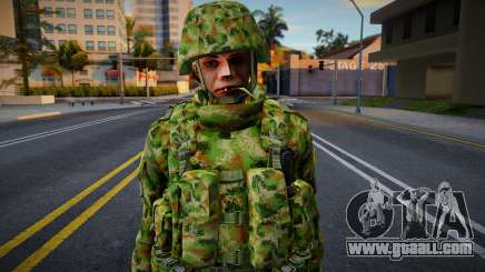 Skin Del Tío Gilipollas De Cj Con Traje Militar for GTA San Andreas