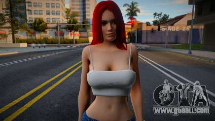 Red Head Girl for GTA San Andreas