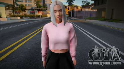 Girl in a pink top for GTA San Andreas