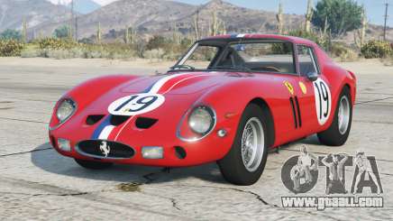 Ferrari 250 GTO 1963 Light Brilliant Red for GTA 5