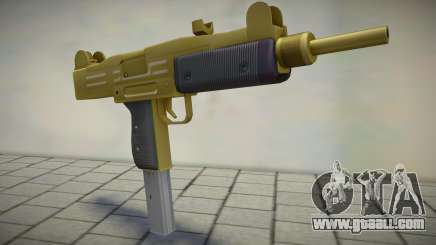 GTA IV (TBOGT): Glas Micro SMG Gold for GTA San Andreas