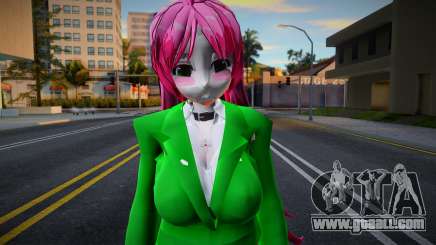 Skin de Moka Akashiya de manga y anime Rosario V for GTA San Andreas